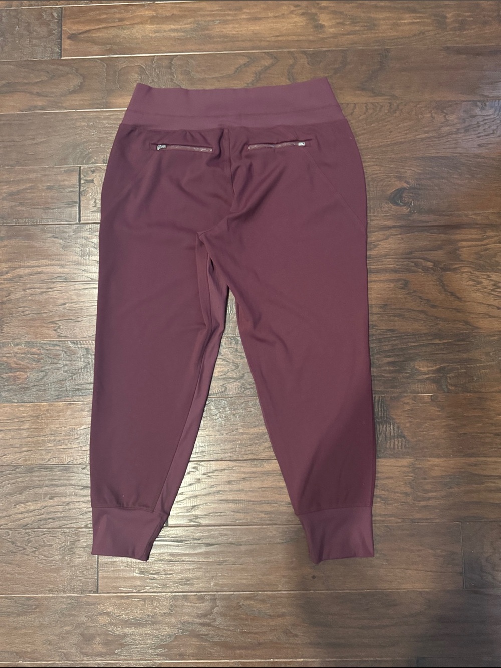 Athleta Venice Joggers XL Garnet Stretch High-Rise - Picture 6 of 6